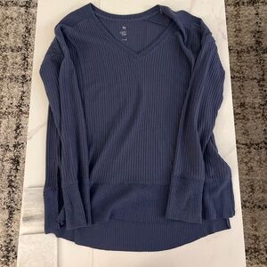 Blue cozy oversized sweater
